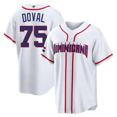 Dominican Republic Baseball Men's Camilo Doval 2026 World Classic Home Stadium Jersey - Replica White