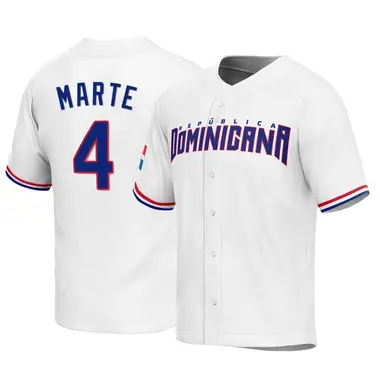 Dominican Republic Baseball Men's Ketel Marte 2023 World Baseball Classic Jersey - Replica White