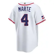 Dominican Republic Baseball Men's Ketel Marte 2026 World Classic Home Stadium Jersey - Replica White