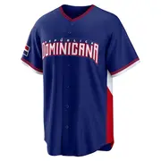 Dominican Republic Baseball Men's Ketel Marte 2026 World Classic Road Stadium Jersey - Replica Royal