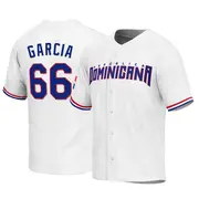 Dominican Republic Baseball Men's Luis Garcia 2023 World Baseball Classic Jersey - Replica White