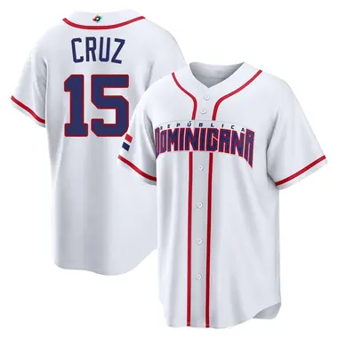 Dominican Republic Baseball Men's Oneil Cruz 2026 World Classic Home Stadium Jersey - Replica White