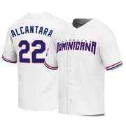 Dominican Republic Baseball Men's Sandy Alcantara 2023 World Baseball Classic Jersey - Replica White