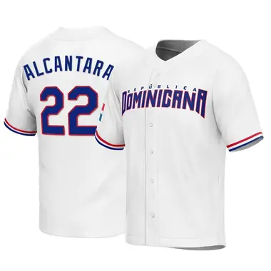 Dominican Republic Baseball Men's Sandy Alcantara 2023 World Baseball Classic Jersey - Replica White