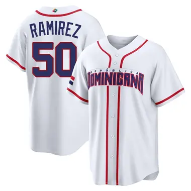 Dominican Republic Baseball Youth Agustin Ramirez 2026 World Classic Home Stadium Jersey - Replica White